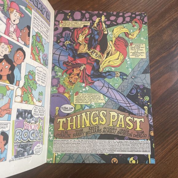 "THE WARLOCK CHRONICLES" #1 PRISM CHROME COVER MARVEL COMIC VF 1993 - Picture 9 of 9